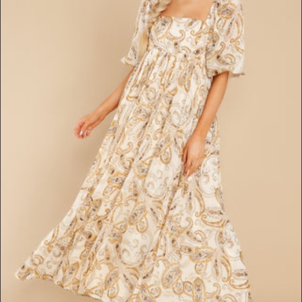 Shop Zoco Midi Paisley Dress